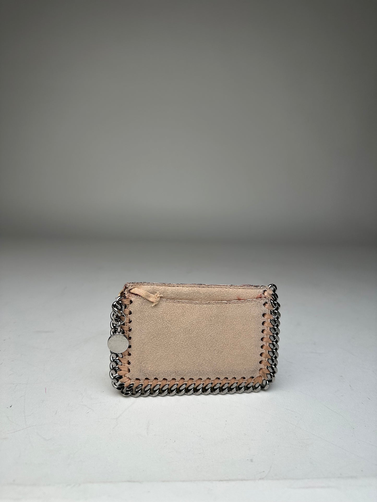 Vintage Stella Mc Cartney Vegan Leather Falabella Card Holder Pink