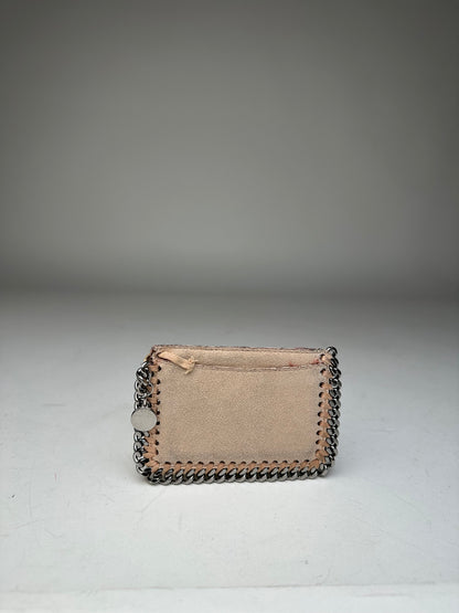 Vintage Stella Mc Cartney Vegan Leather Falabella Card Holder Pink