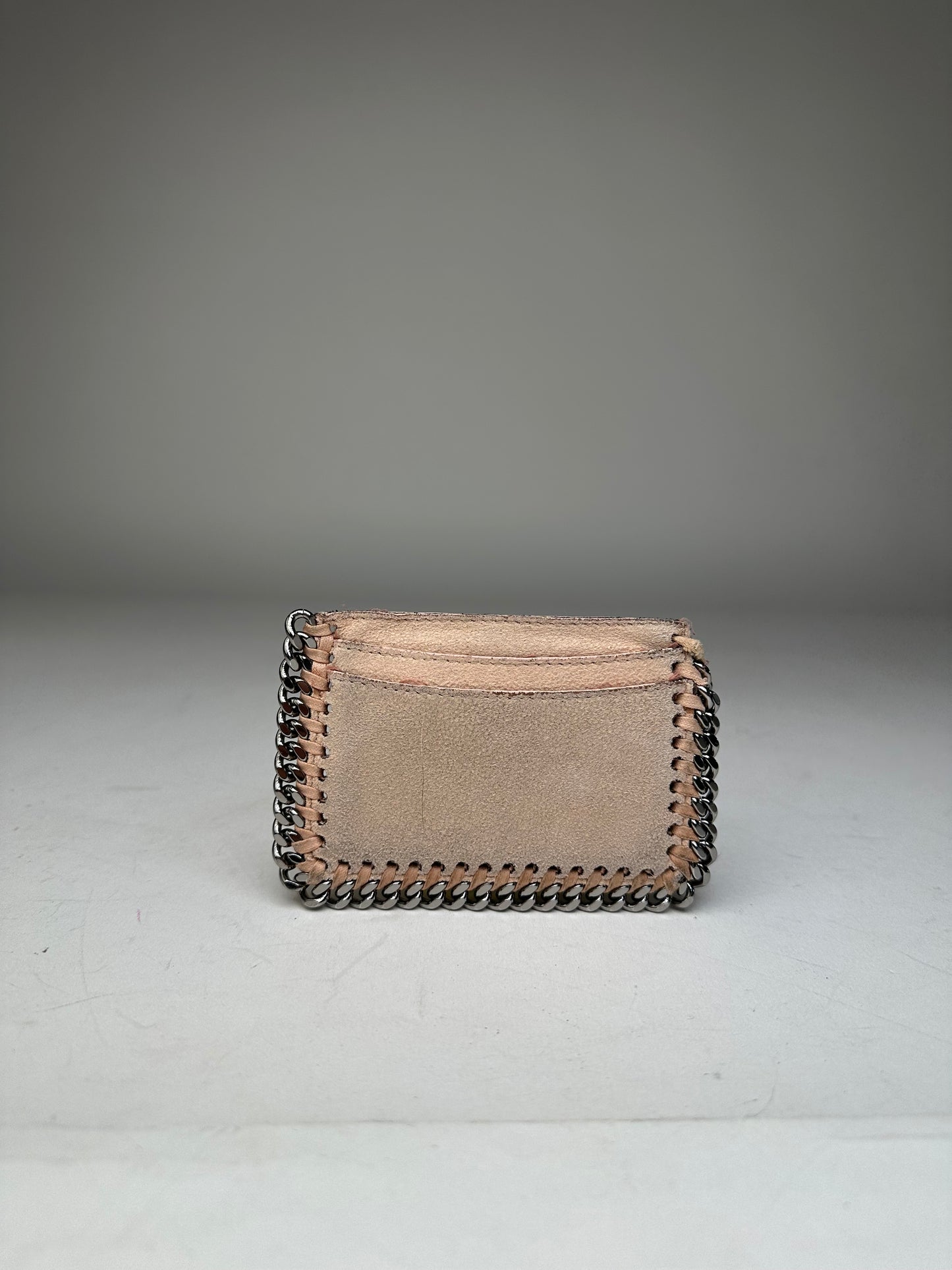 Vintage Stella Mc Cartney Vegan Leather Falabella Card Holder Pink