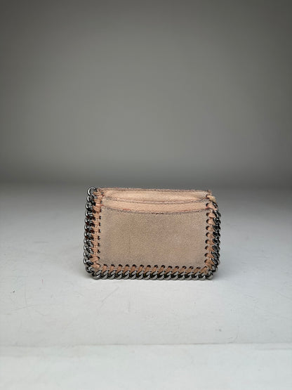 Vintage Stella Mc Cartney Vegan Leather Falabella Card Holder Pink