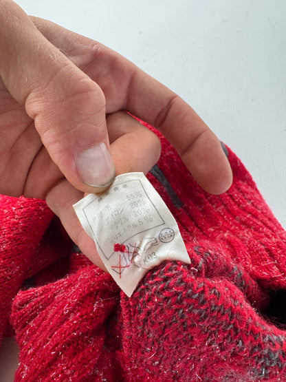 Vintage Dior Wool Sweater Red M