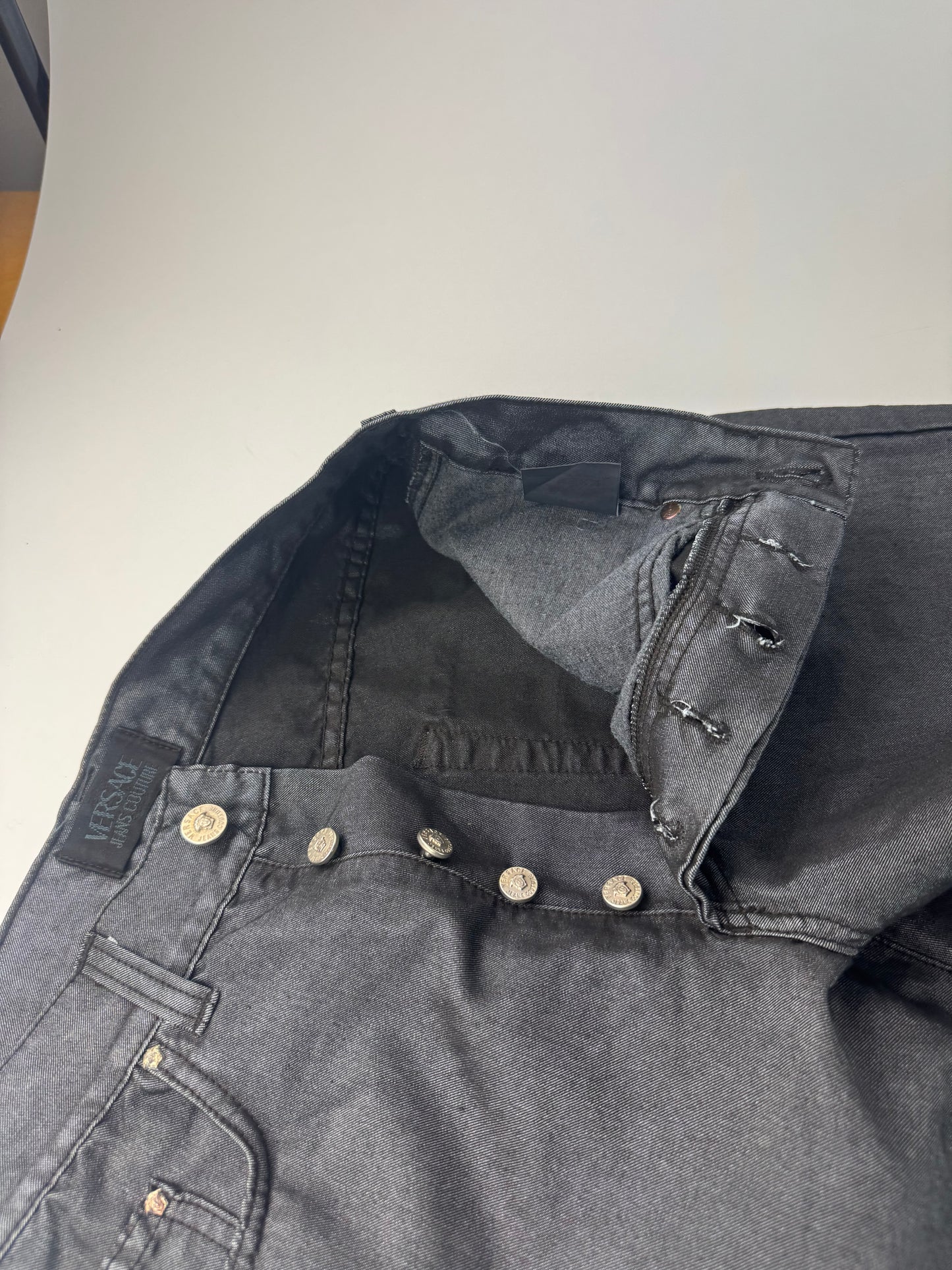 Vintage Versace Pants Anthracite M