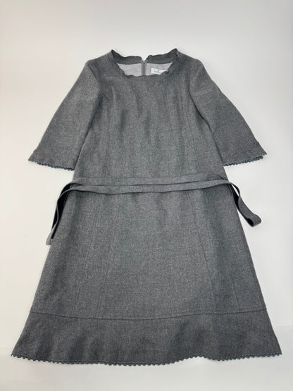 Vintage Courreges Wool Dress Grey 38/M