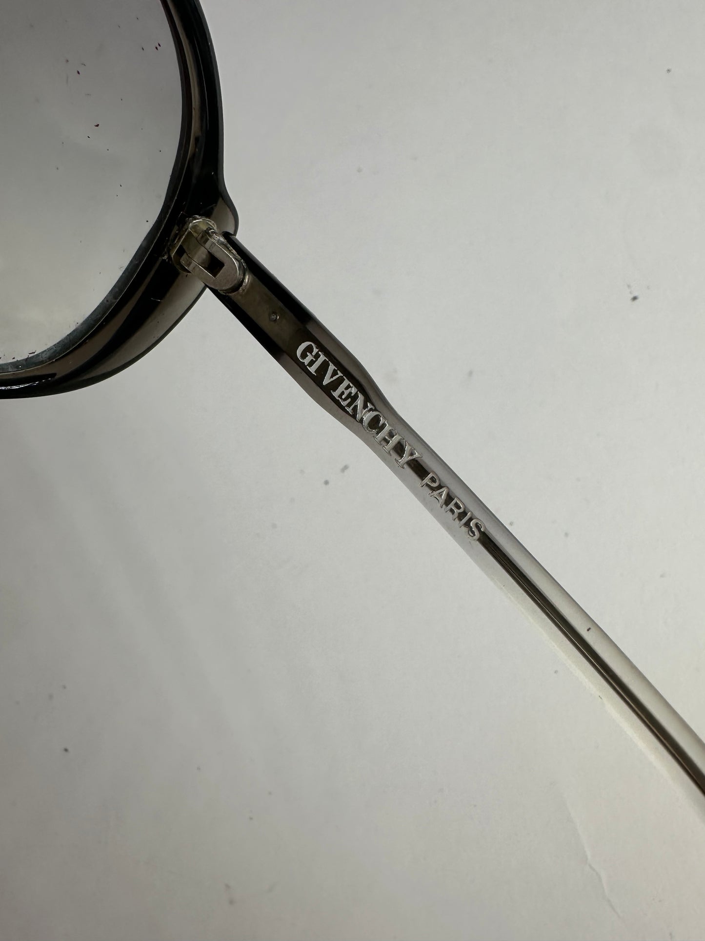 Vintage Givenchy Acetate Sunglasses Y2K Blue Silver