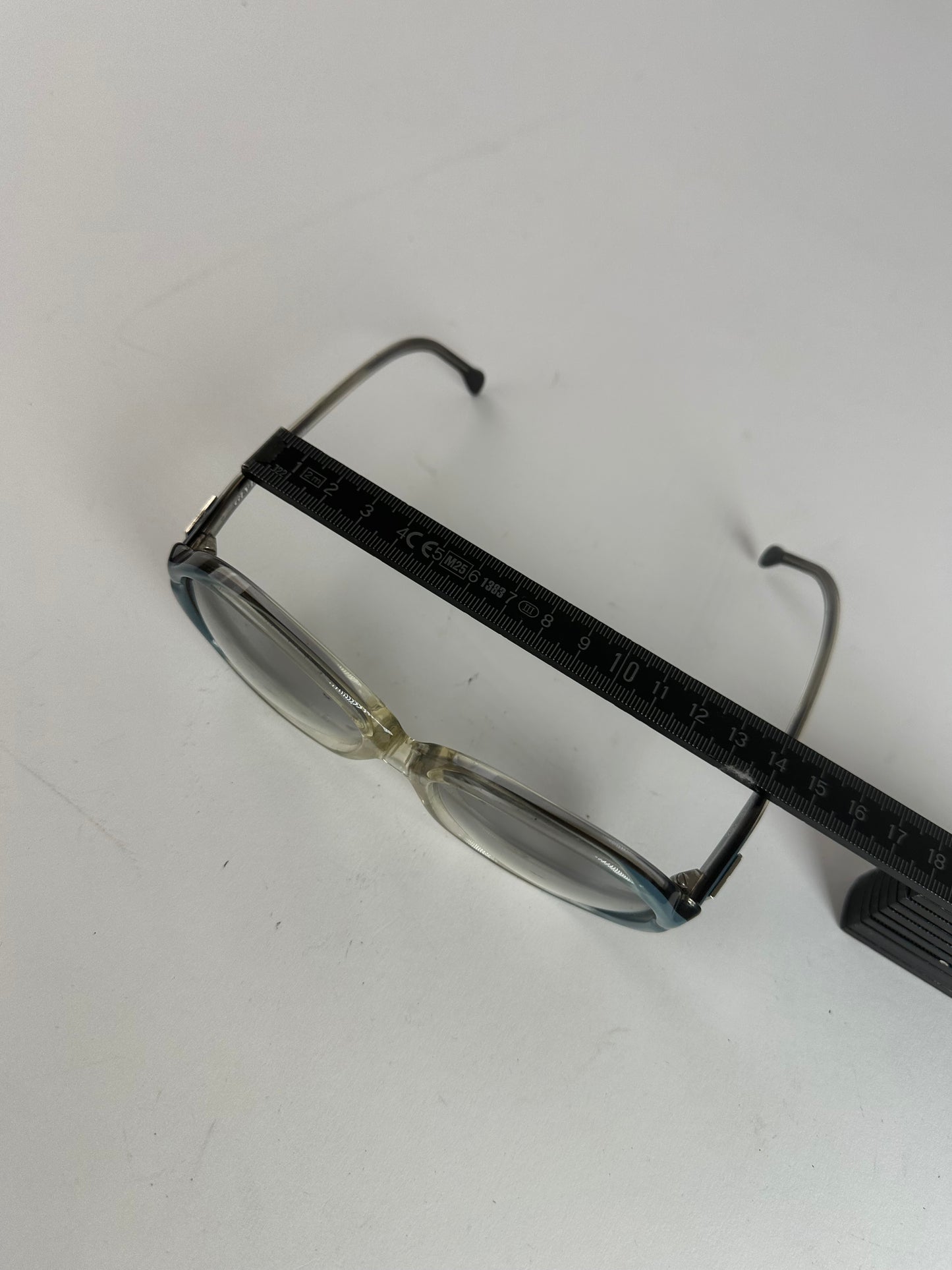 Vintage Givenchy Acetate Sunglasses Y2K Blue Silver