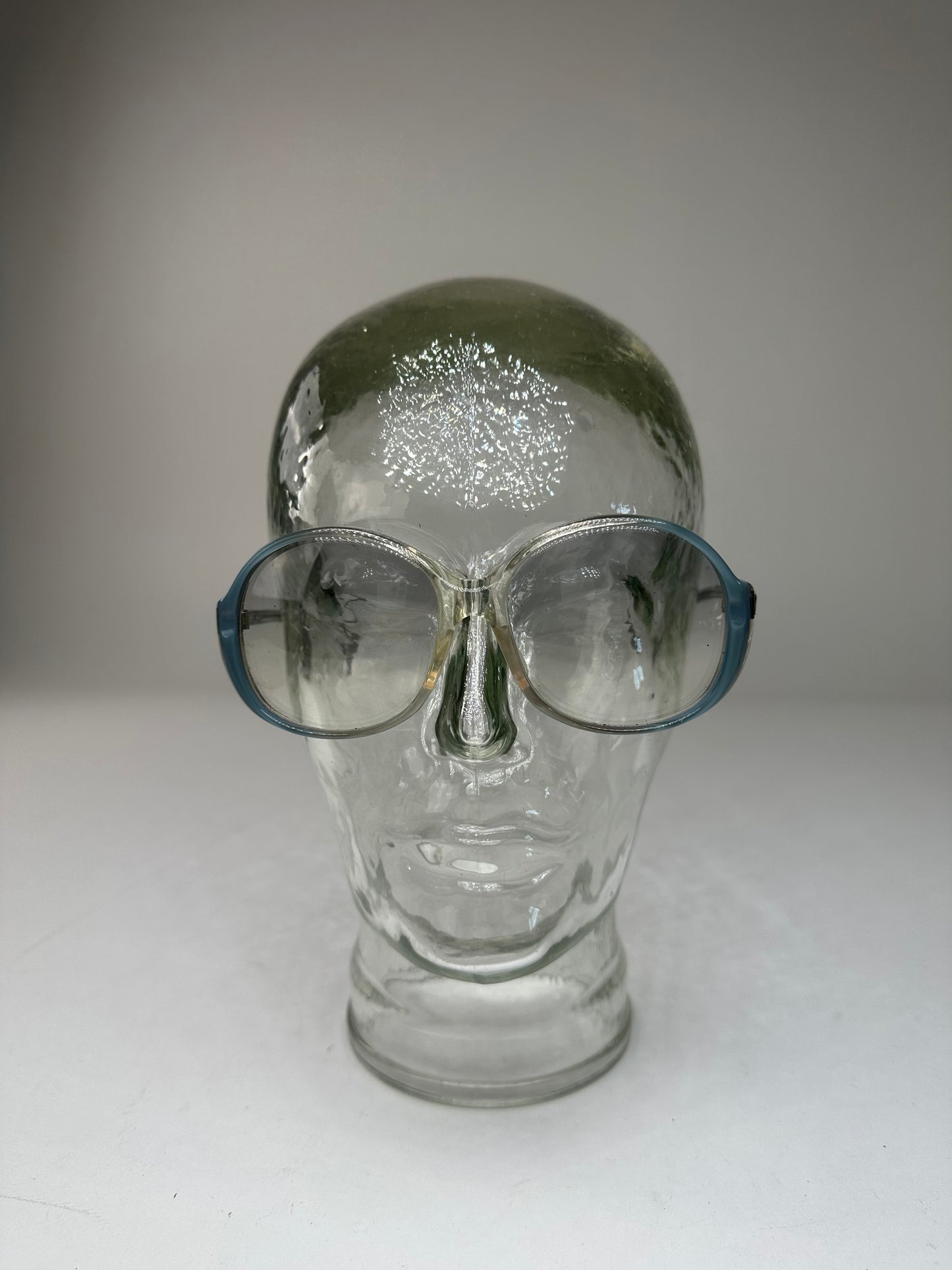 Vintage Givenchy Acetate Sunglasses Y2K Blue Silver