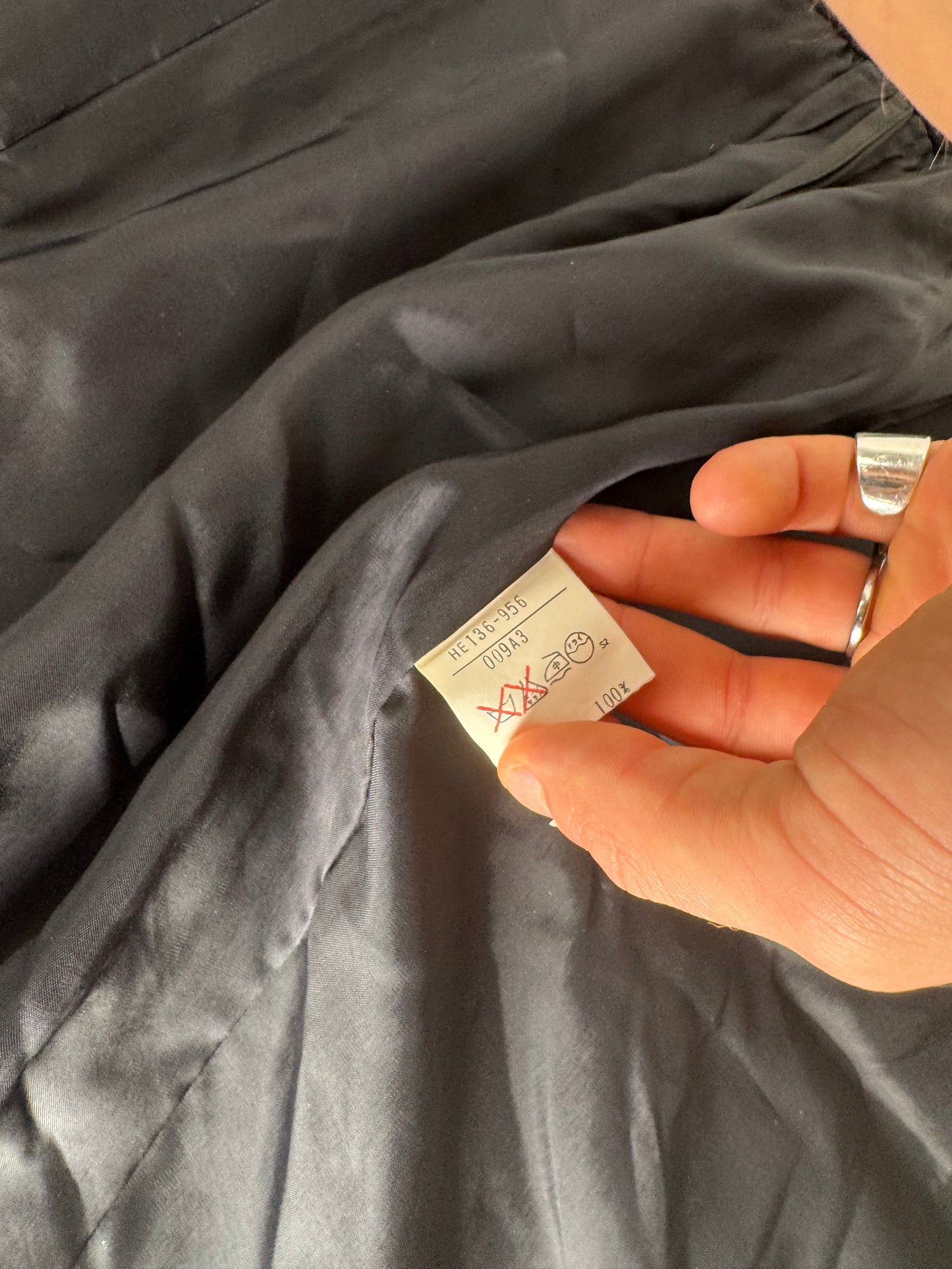 Vintage Yves Saint Laurent Skirt M black