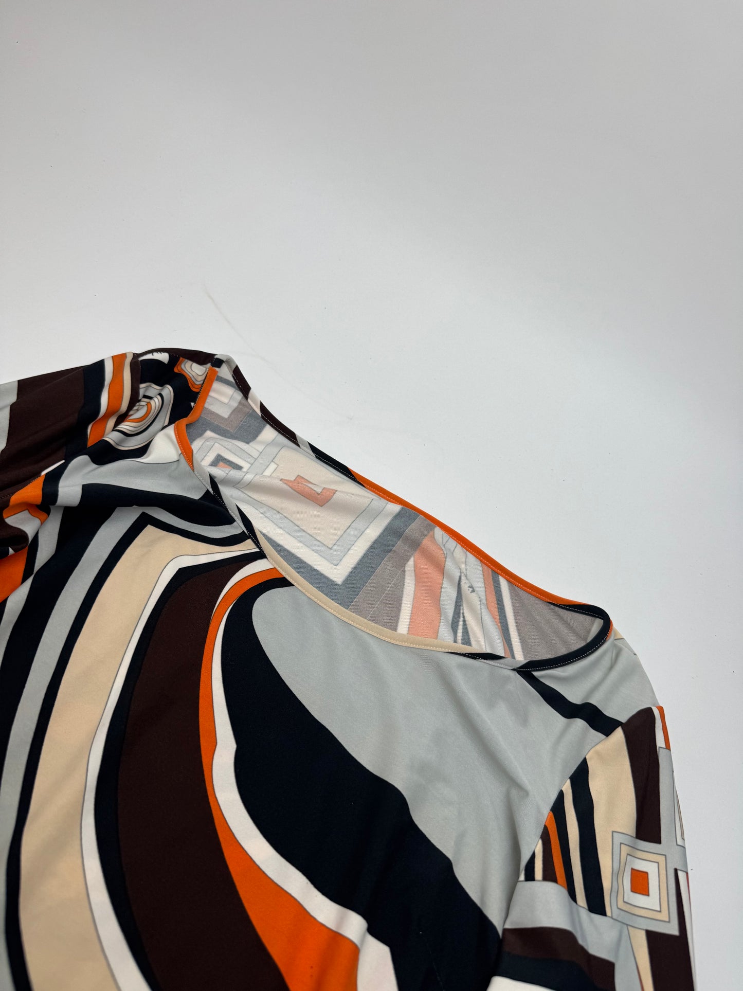 Vintage Pucci Sweatshirt Silk M Orange