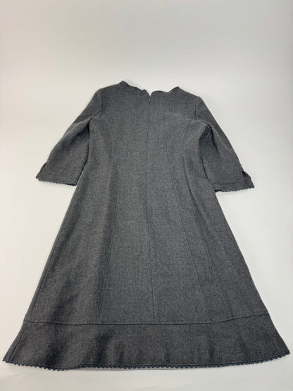 Vintage Courreges Wool Dress Grey 38/M