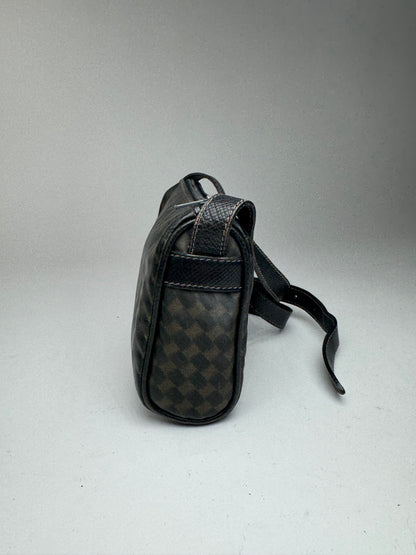 Sac vintage en cuir Bottega Veneta marron noir