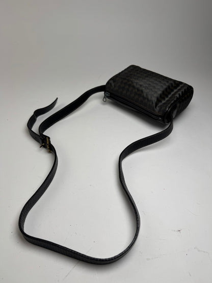 Sac vintage en cuir Bottega Veneta marron noir