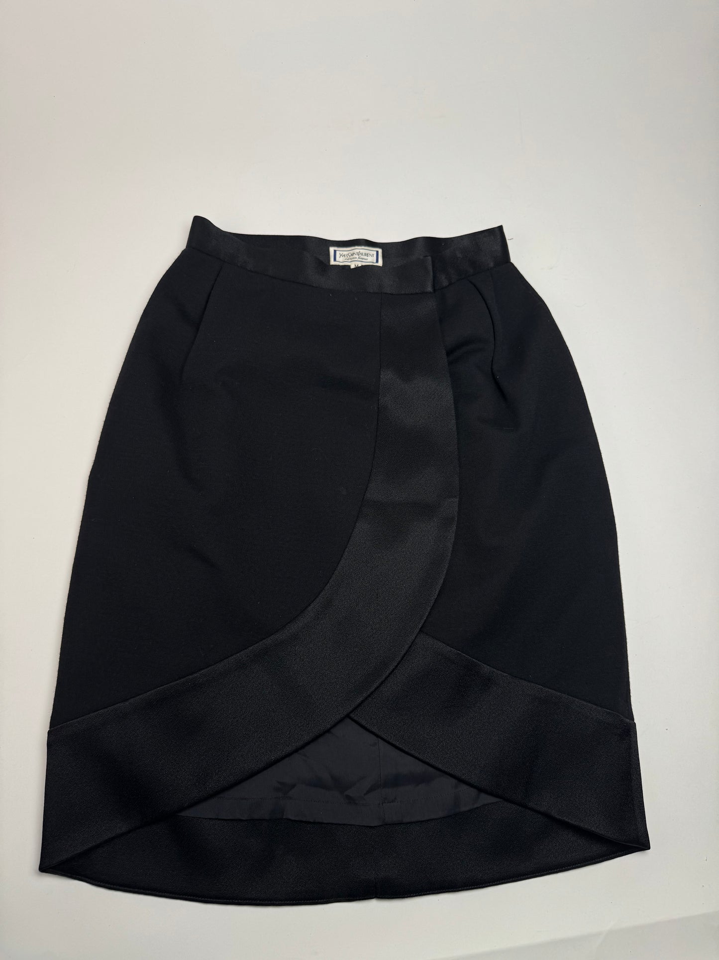 Vintage Yves Saint Laurent Skirt M black