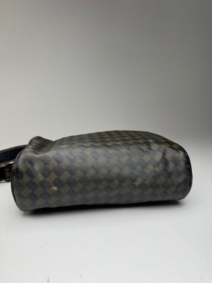 Sac vintage en cuir Bottega Veneta marron noir