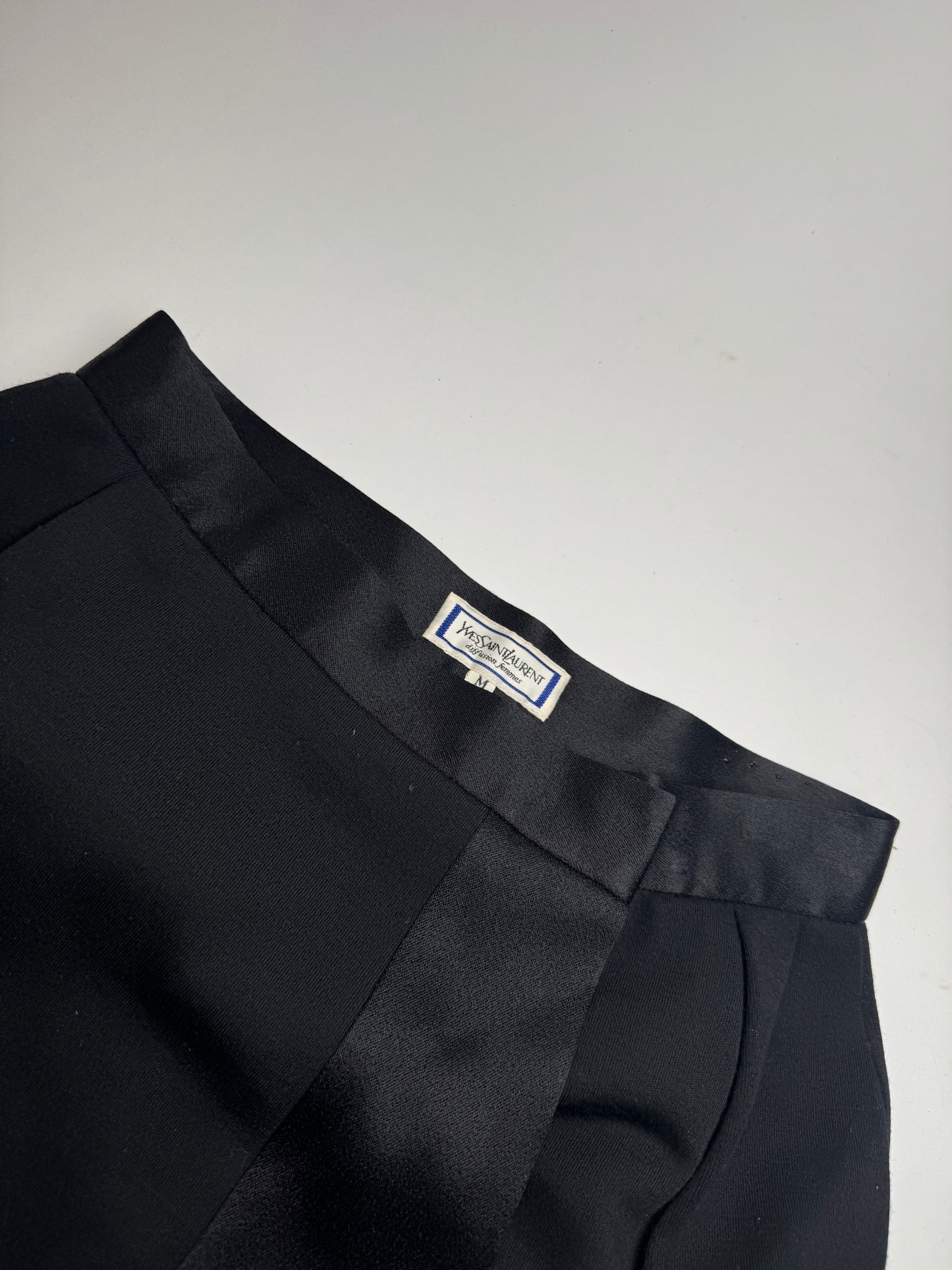 Vintage Yves Saint Laurent Skirt M black
