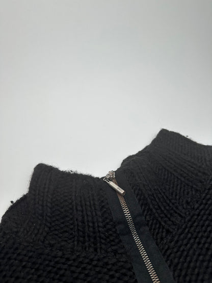 Vintage Cavalli Knitted Jacket Y2K Black Red Green