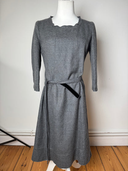 Vintage Courreges Wool Dress Grey 38/M