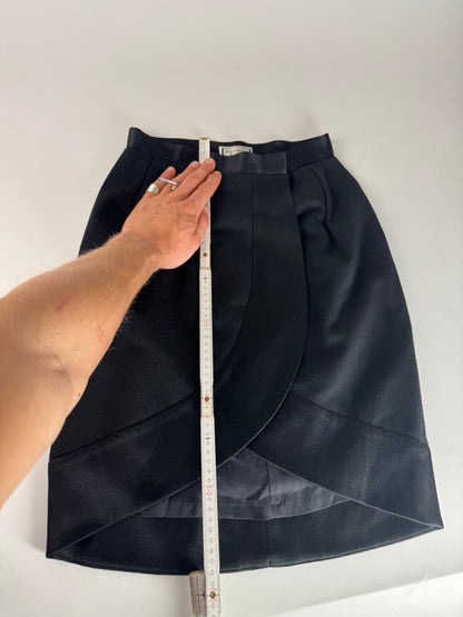 Vintage Yves Saint Laurent Skirt M black
