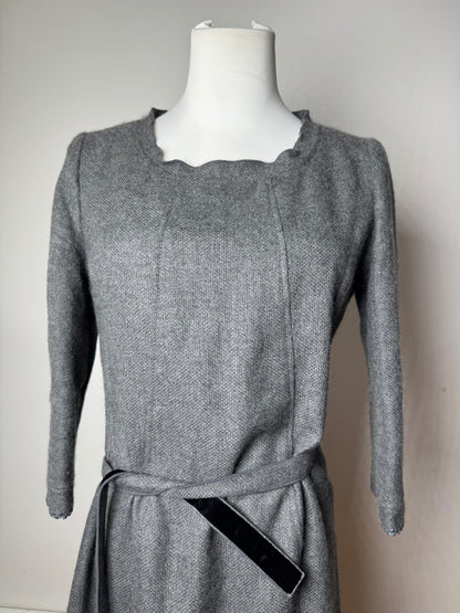 Vintage Courreges Wool Dress Grey 38/M