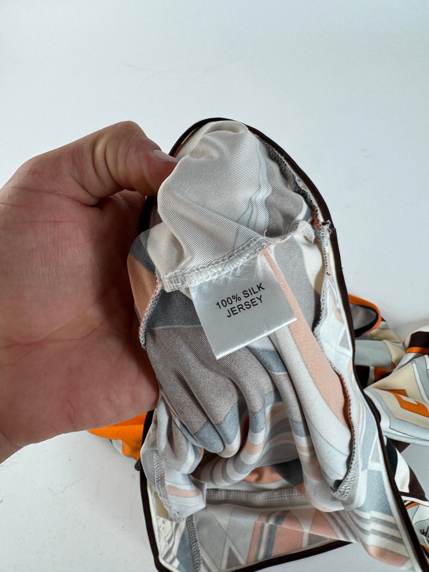 Vintage Pucci Sweatshirt Silk M Orange