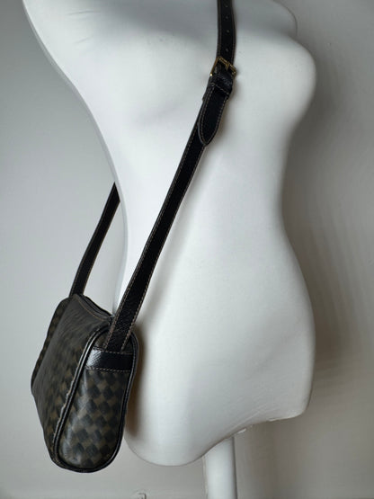 Sac vintage en cuir Bottega Veneta marron noir