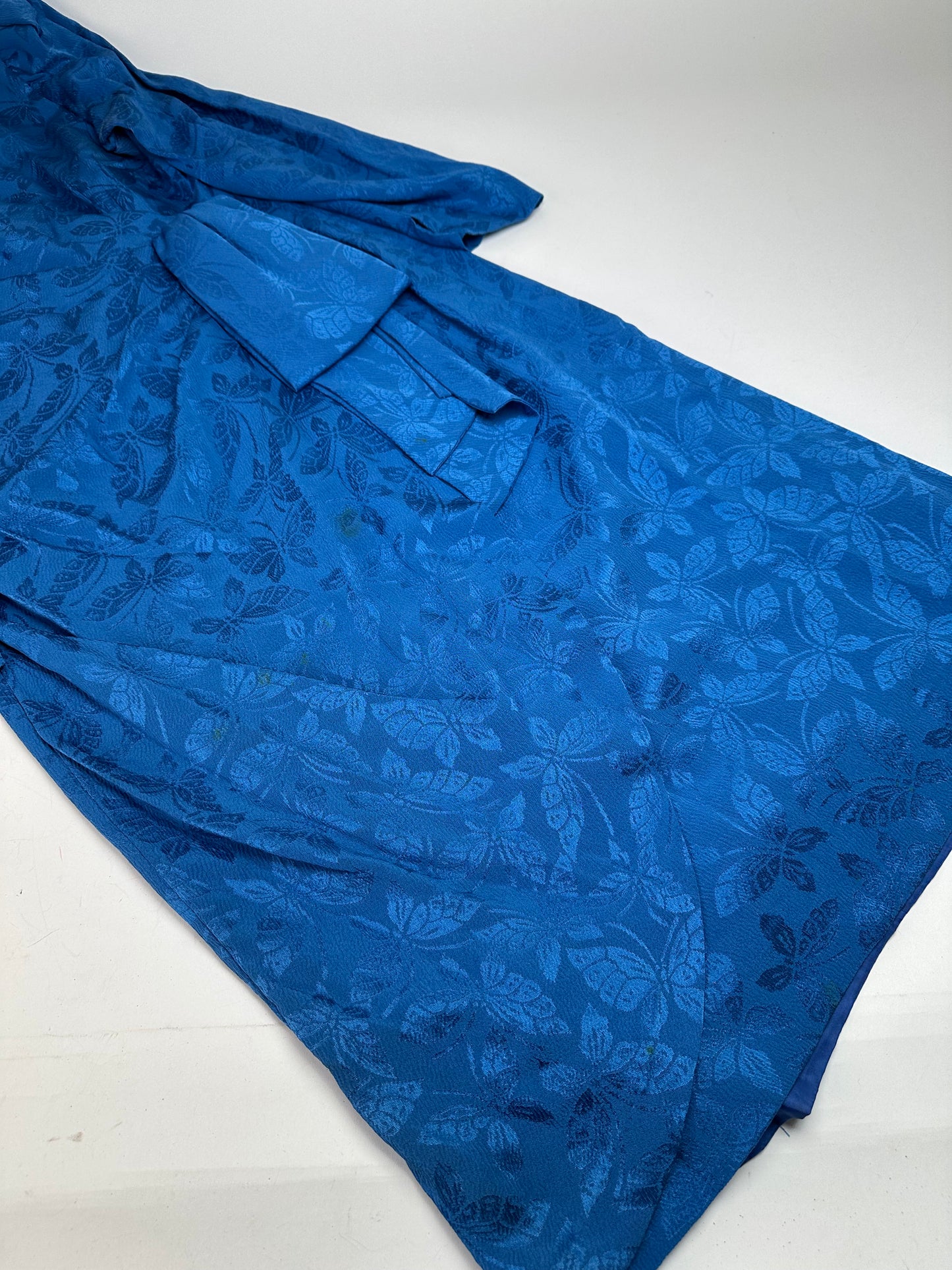 Vintage Givenchy Abstract Dress Blue
