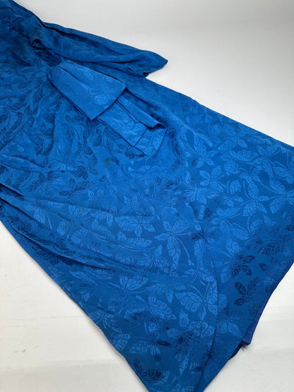 Vintage Givenchy Abstract Dress Blue