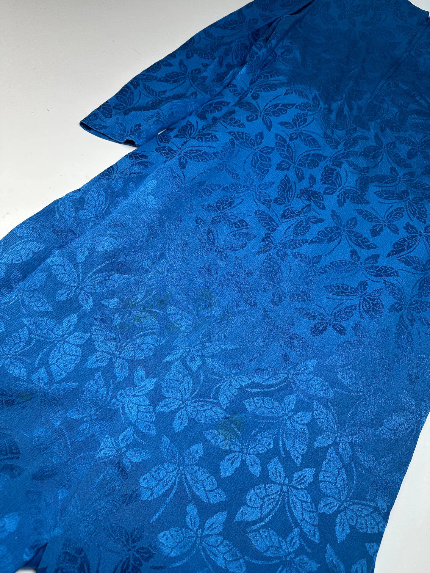 Vintage Givenchy Abstract Dress Blue