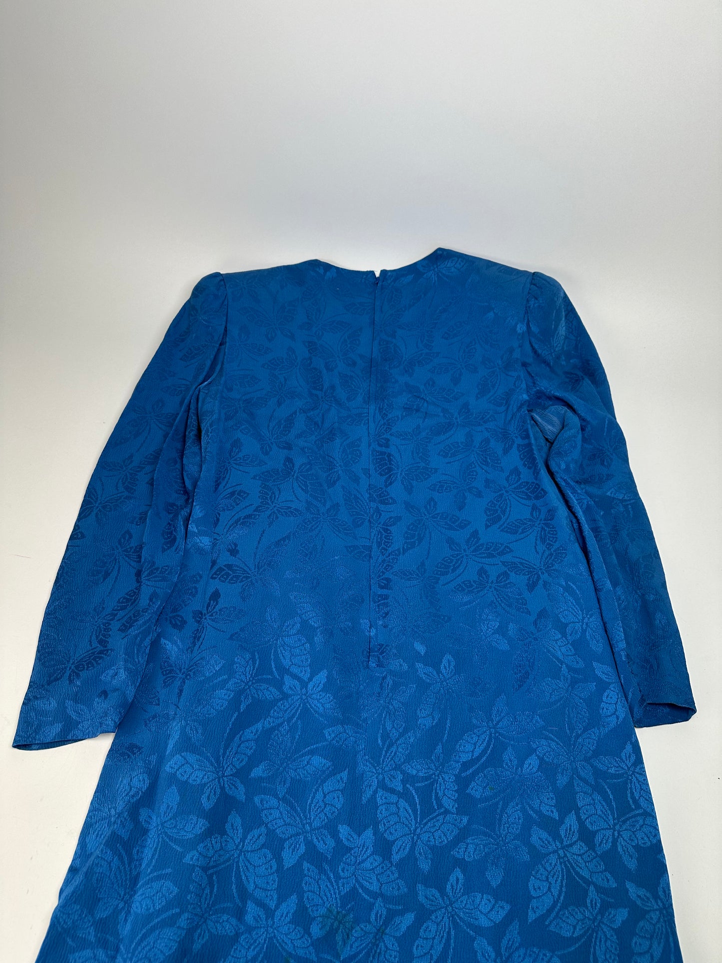 Vintage Givenchy Abstract Dress Blue