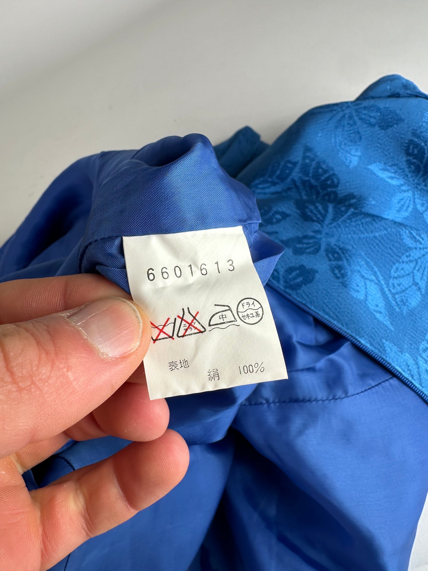 Vintage Givenchy Abstract Dress Blue