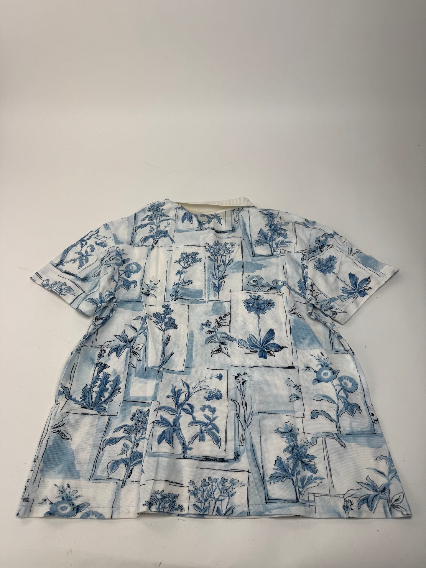 Vintage Dior Blue White Polo Shirt M