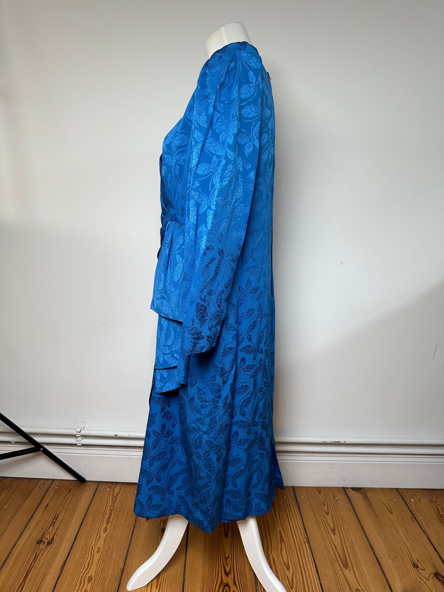 Vintage Givenchy Abstract Dress Blue