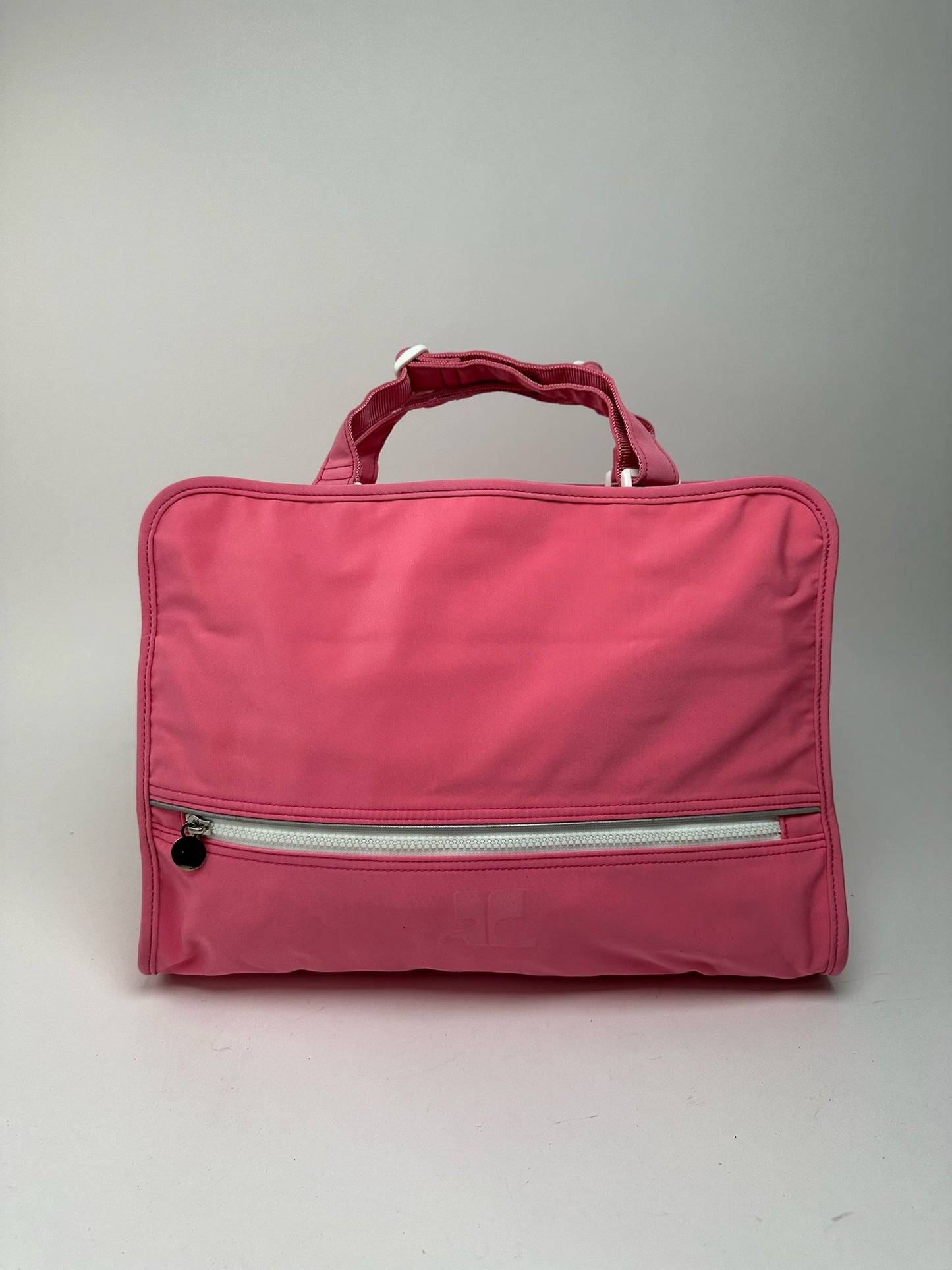 Sac vintage Courrèges en polyester rose