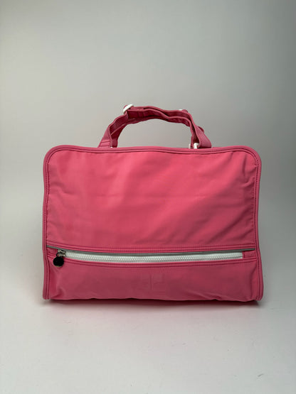 Sac vintage Courrèges en polyester rose