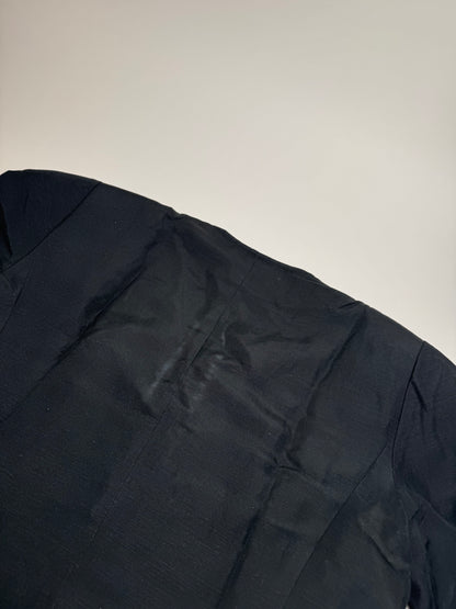 Vintage Balenciaga Linen Top Black 38/M