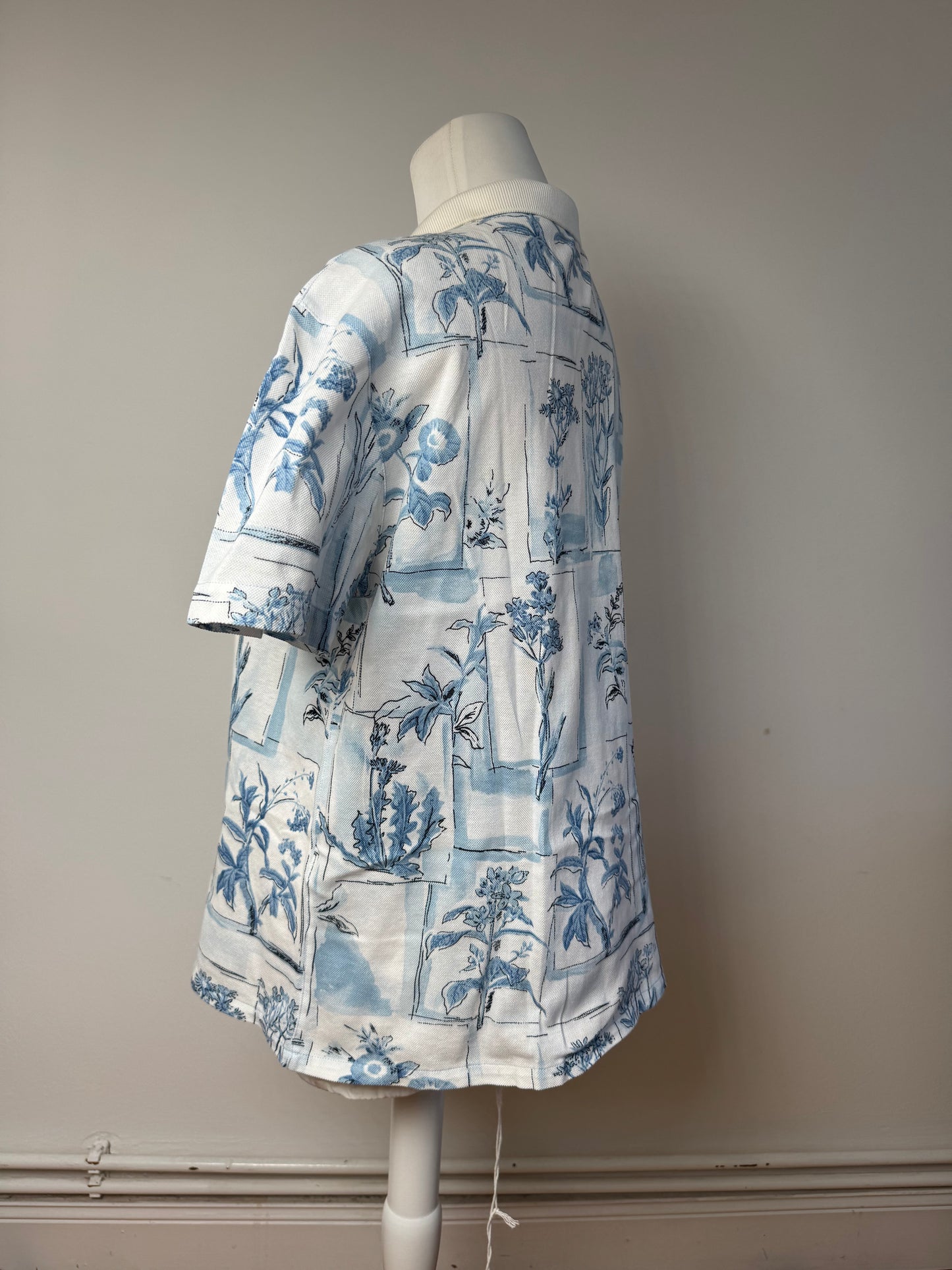 Vintage Dior Blue White Polo Shirt M