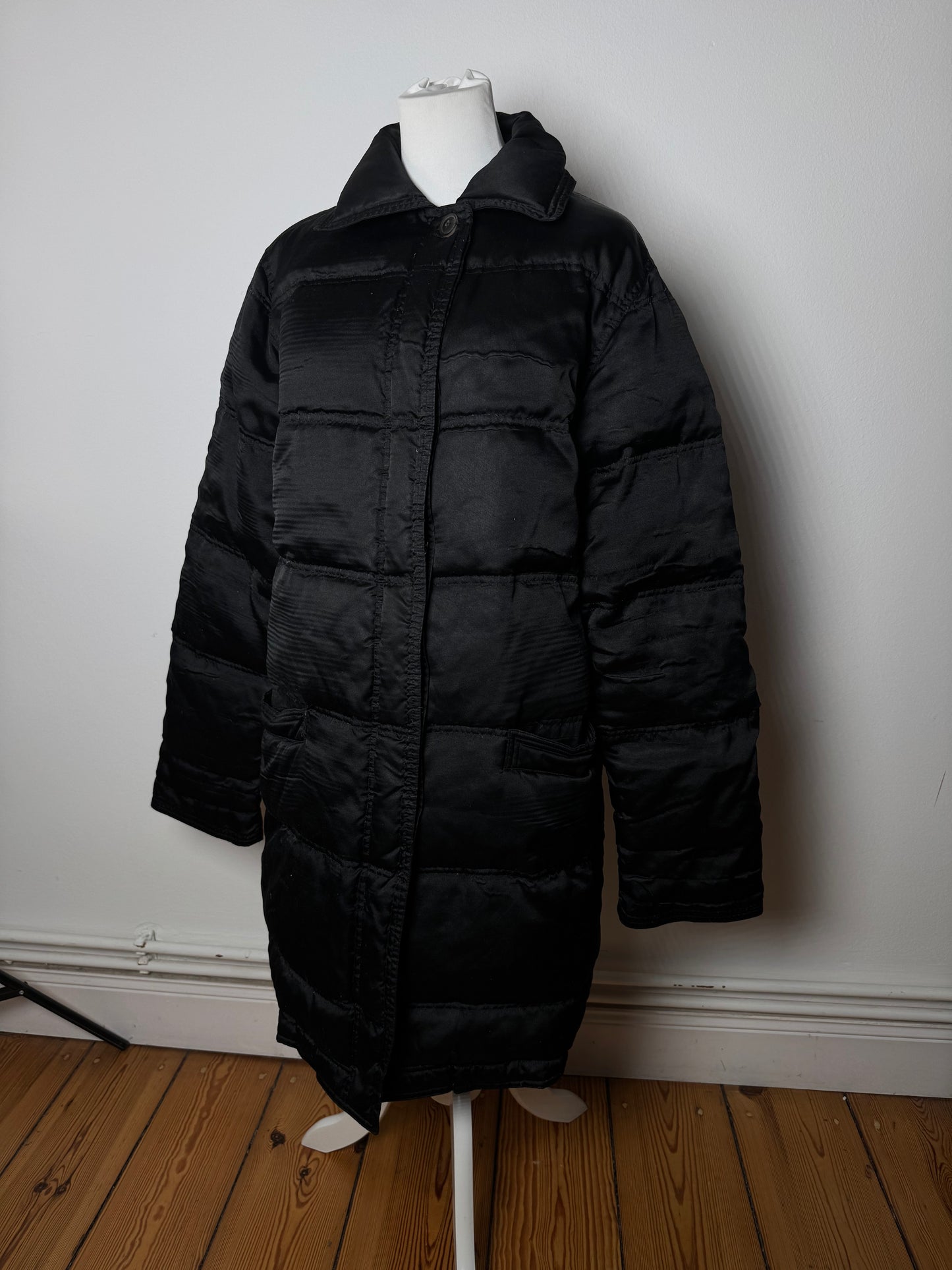 Vintage Gianni Versace Polyester Parka Black 40/L