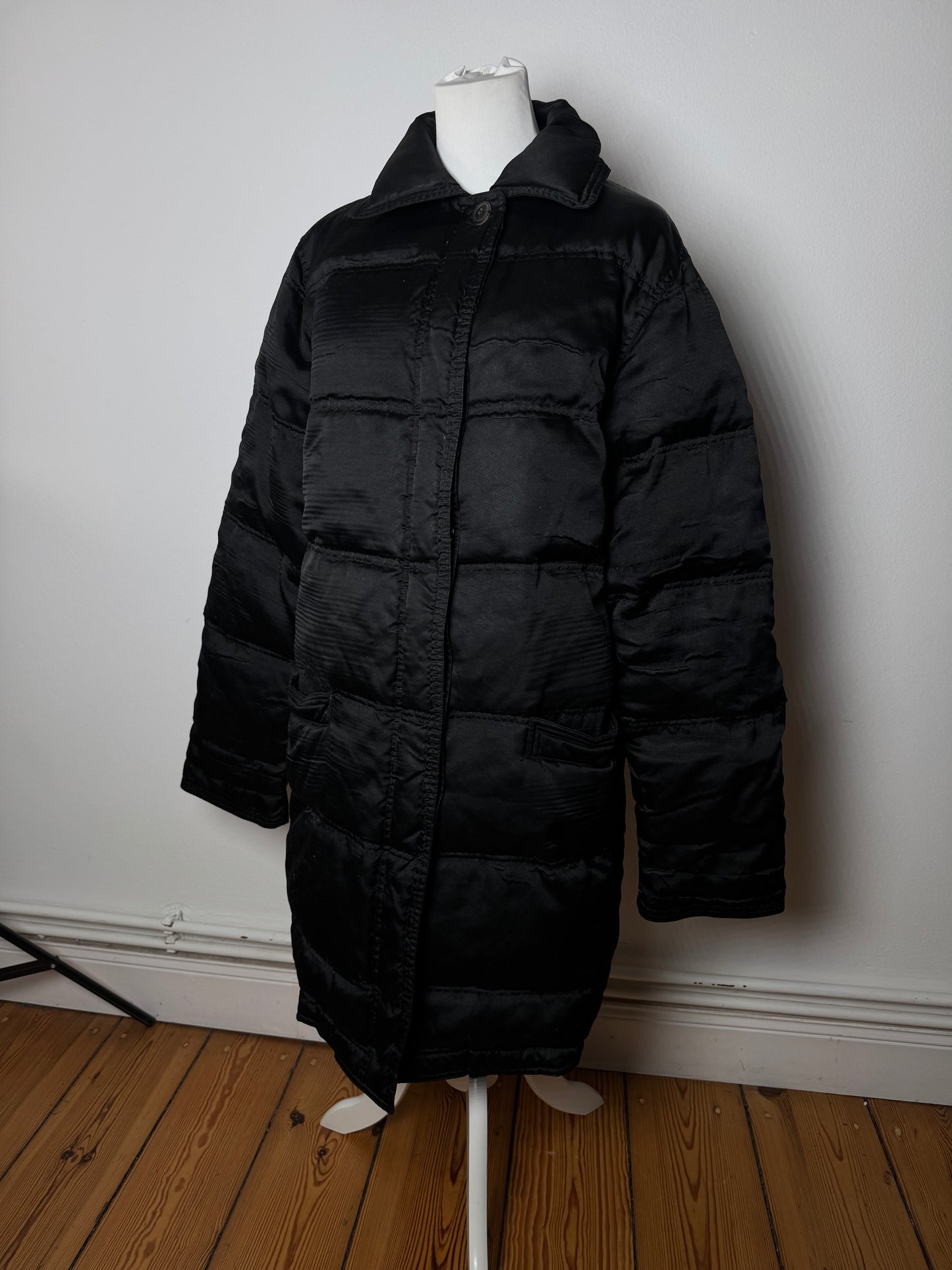 Vintage Gianni Versace Polyester Parka Black 40/L