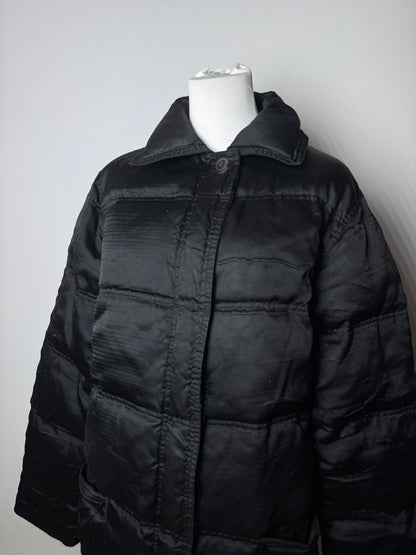 Vintage Gianni Versace Polyester Parka Black 40/L