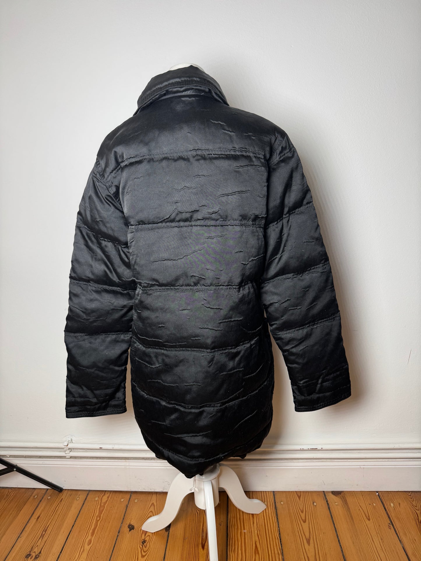 Vintage Gianni Versace Polyester Parka Black 40/L