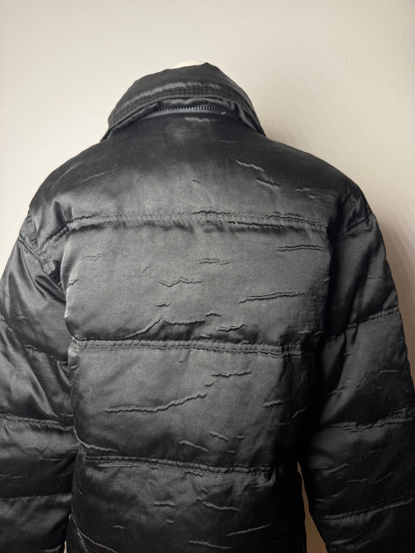 Vintage Gianni Versace Polyester Parka Black 40/L