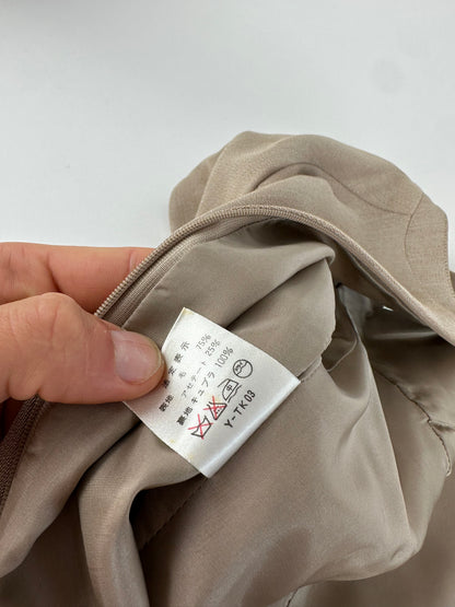 Vintage Dior Silk Blend Dress Y2K Beige