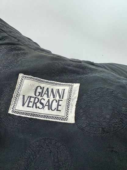Vintage Gianni Versace Polyester Parka Black 40/L