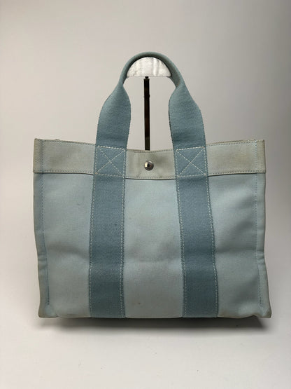 Sac Hermès vintage bleu clair