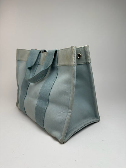 Sac Hermès vintage bleu clair