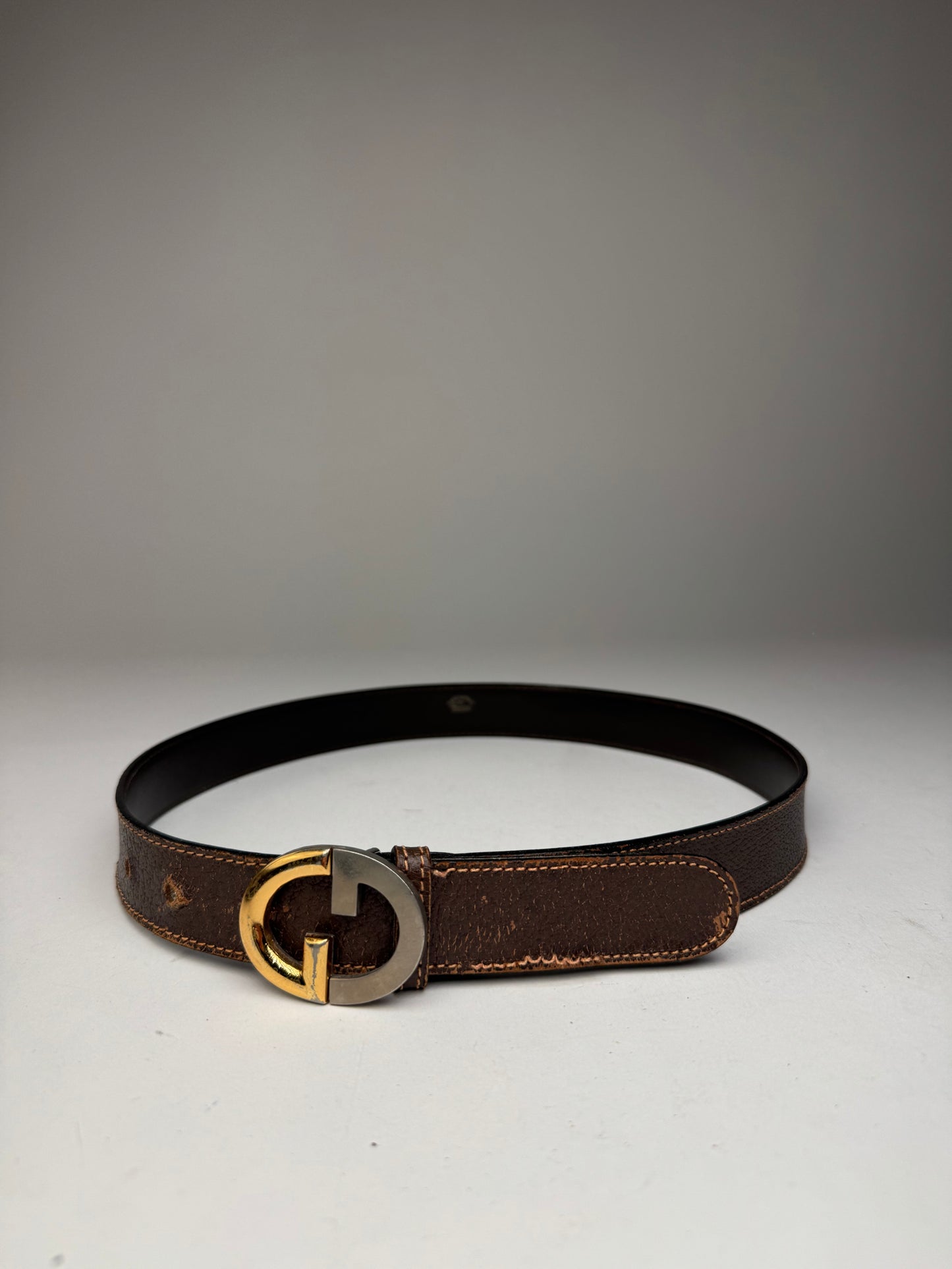 Vintage Gucci Leather belt Brown
