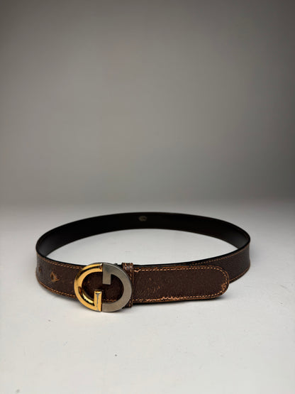 Vintage Gucci Leather belt Brown