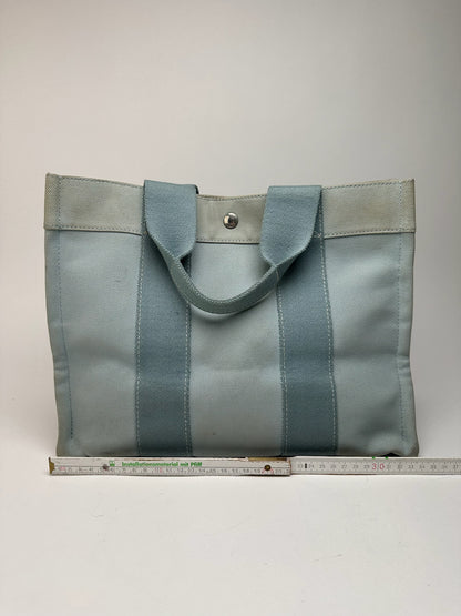 Sac Hermès vintage bleu clair