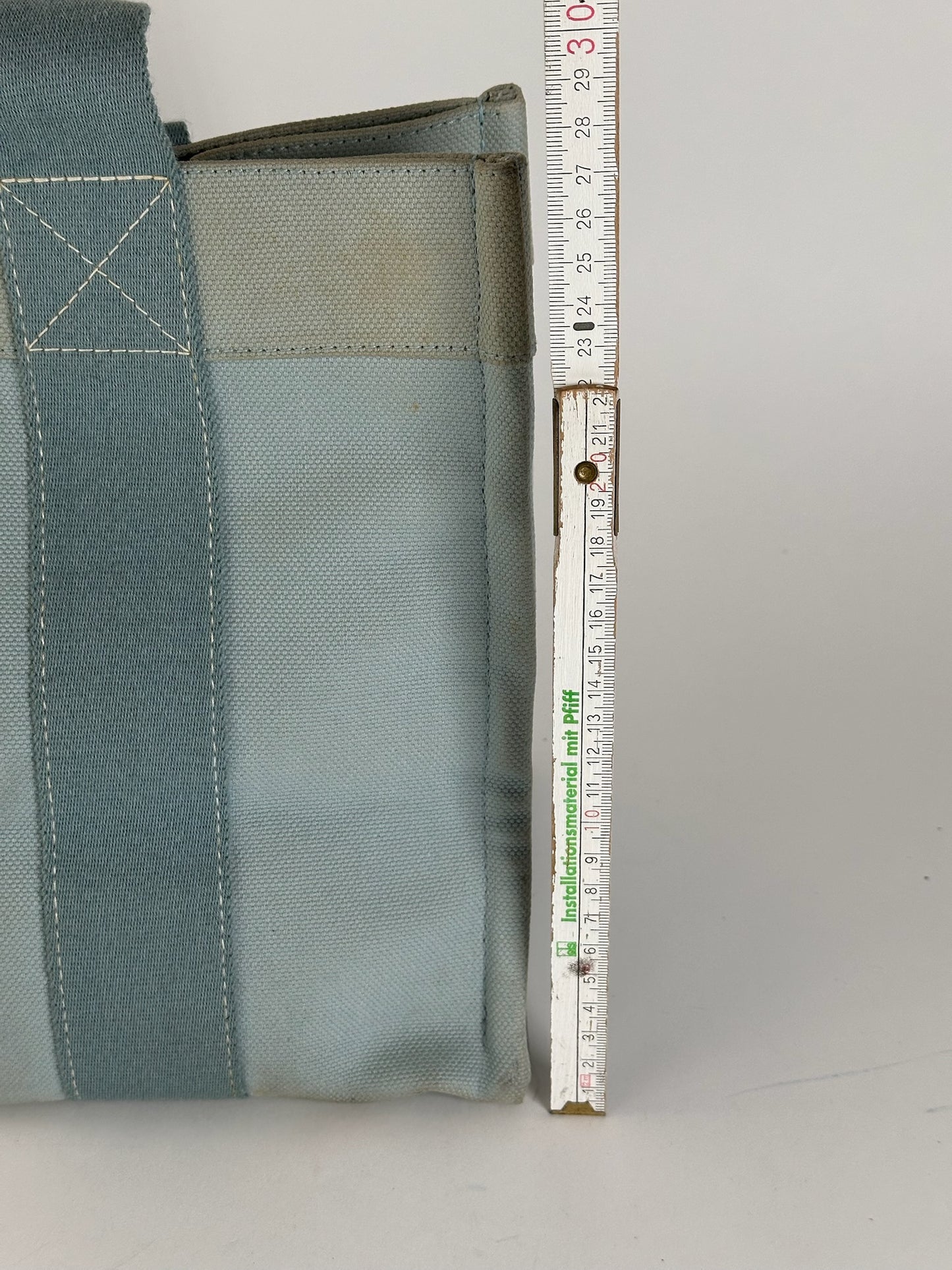 Sac Hermès vintage bleu clair