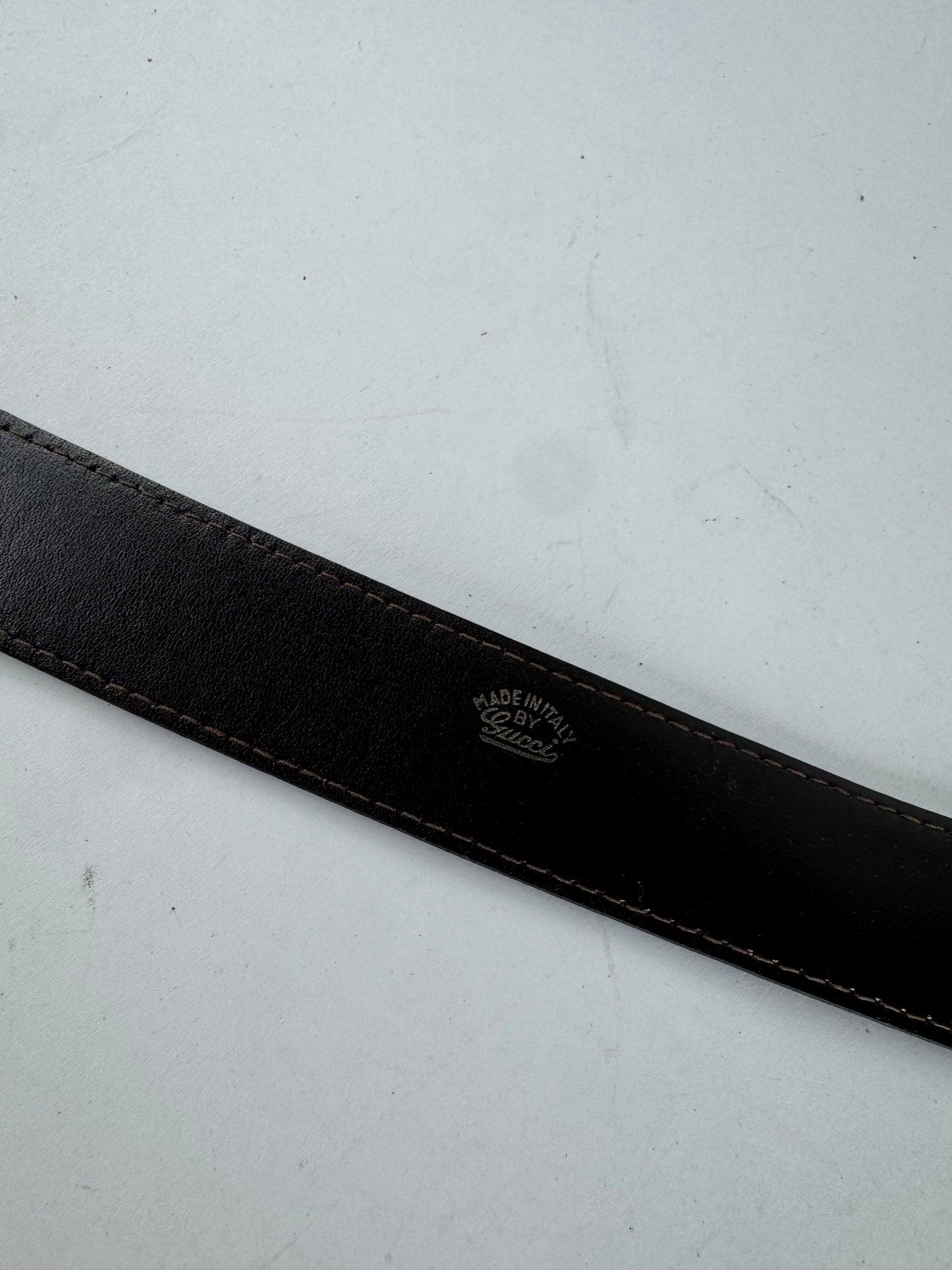 Vintage Gucci Leather belt Brown