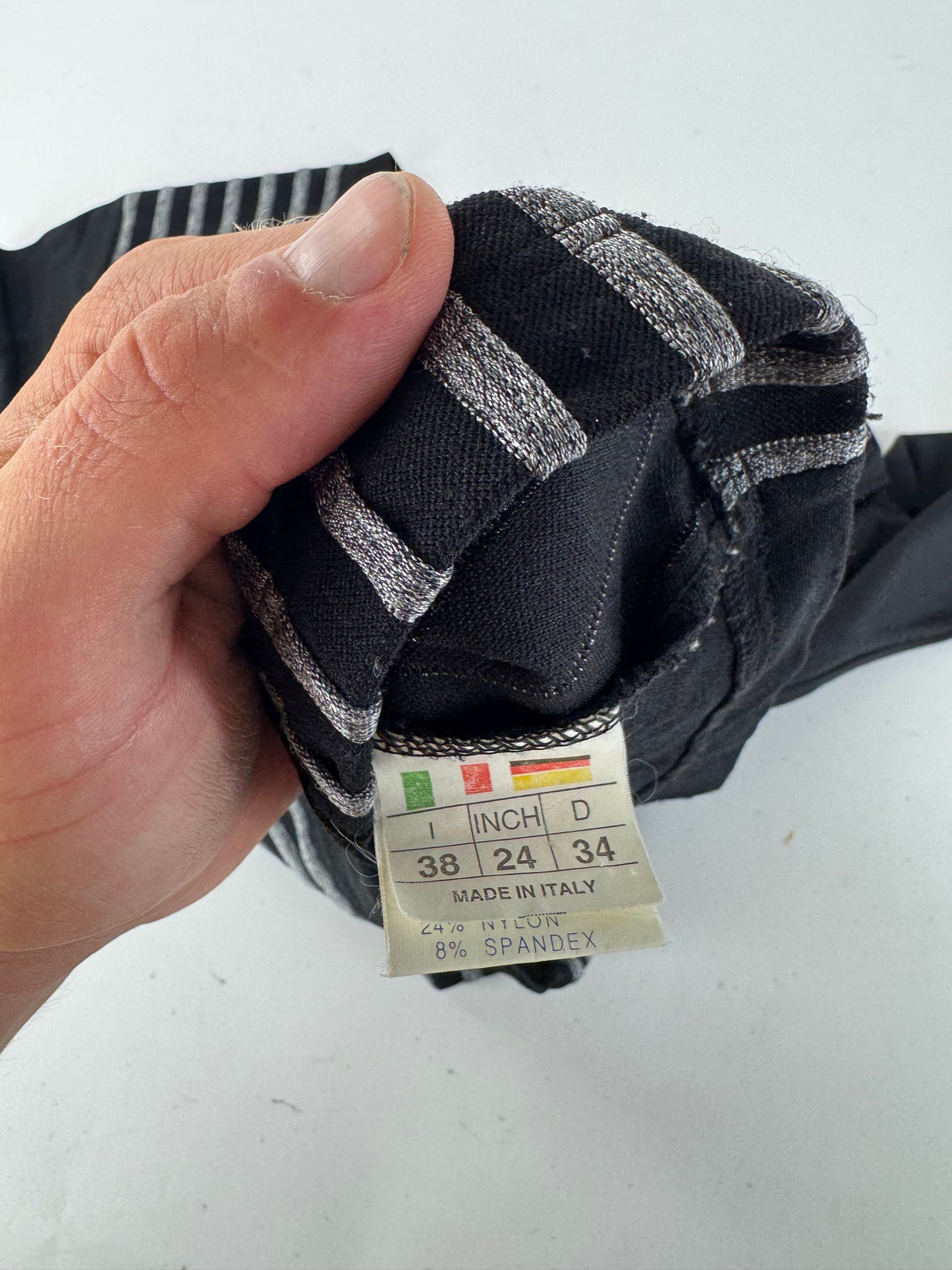 Vintage Fendi Polyester Striped Sweater M